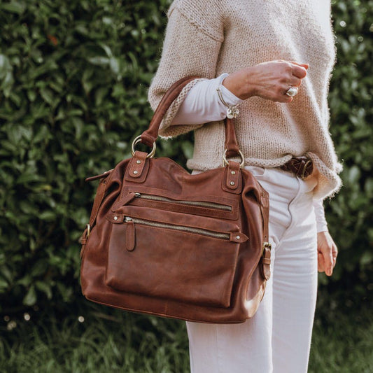 Hand-Crafted Pure Leather Handbag