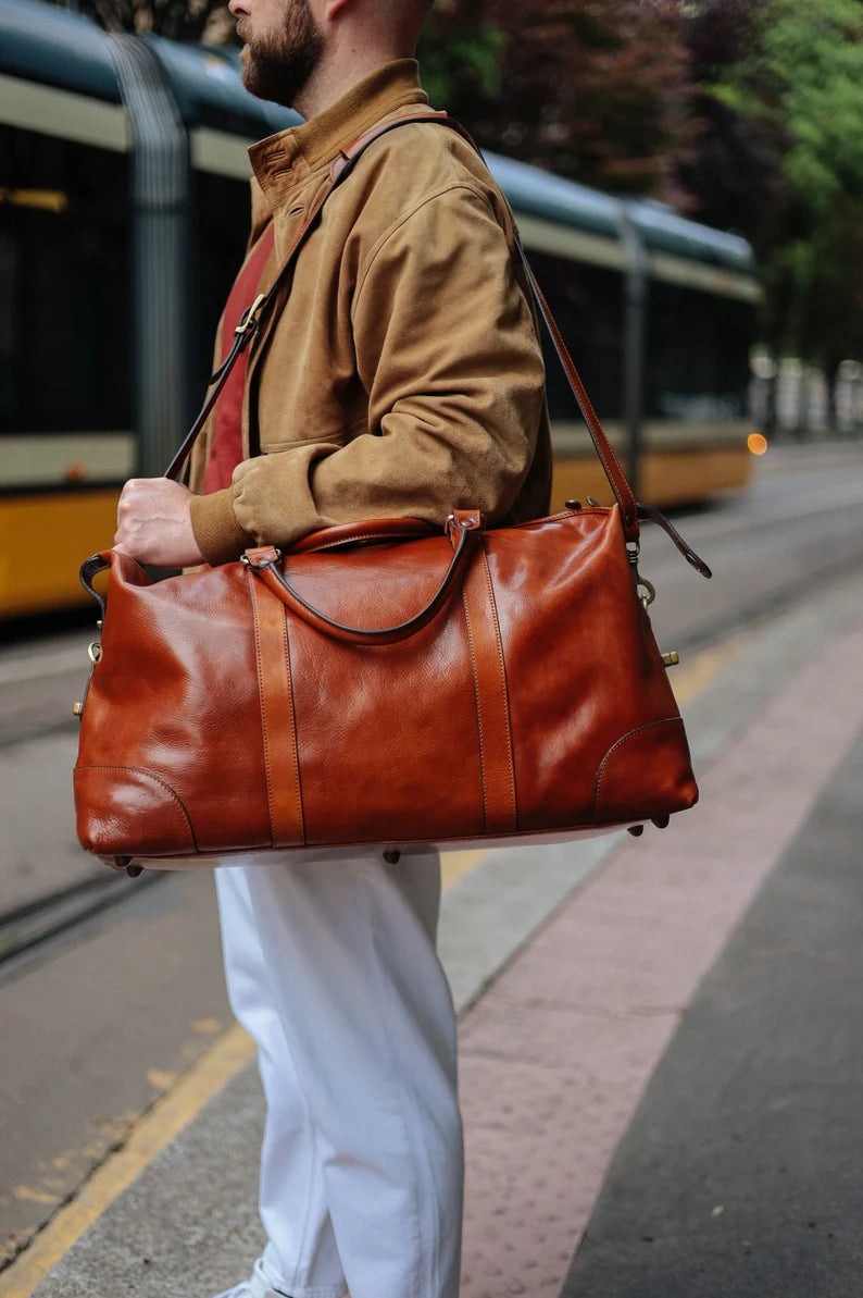 Leather Duffle Bag