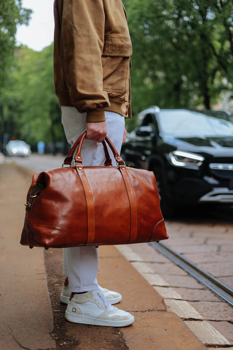 Leather Duffle Bag
