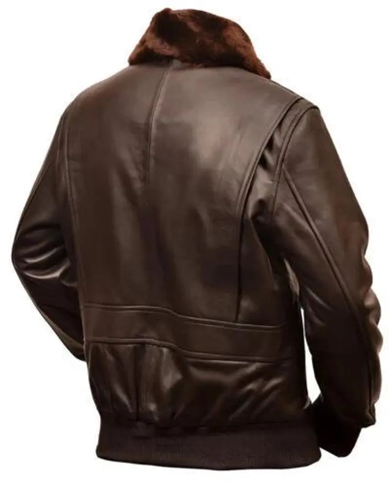 G-1 Aviator Handmade Sheepskin Leather Jacket