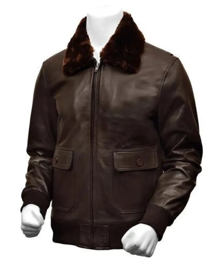 G-1 Aviator Handmade Sheepskin Leather Jacket