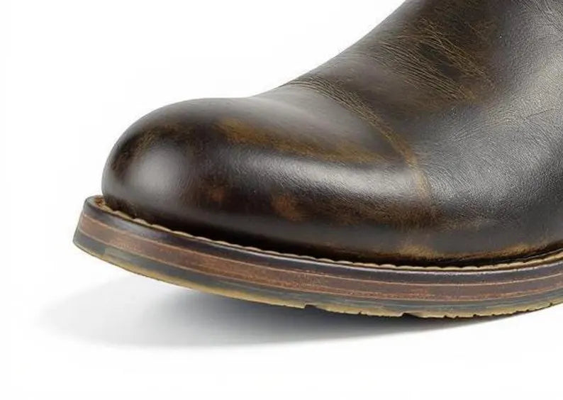Hand-Crafted Leather Chelsea Boots