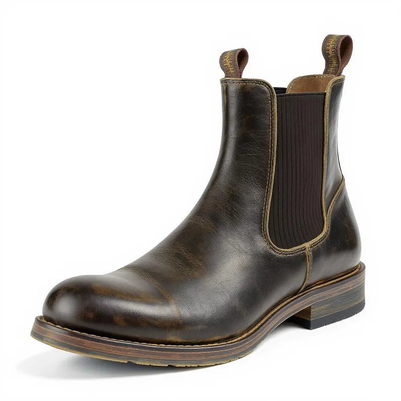 Hand-Crafted Leather Chelsea Boots