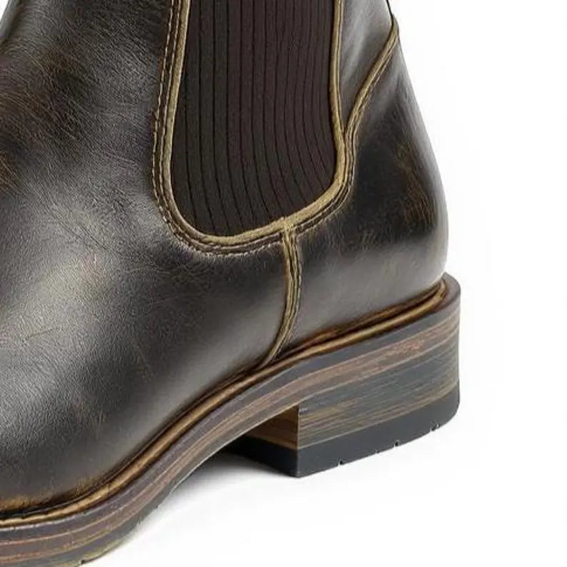 Hand-Crafted Leather Chelsea Boots